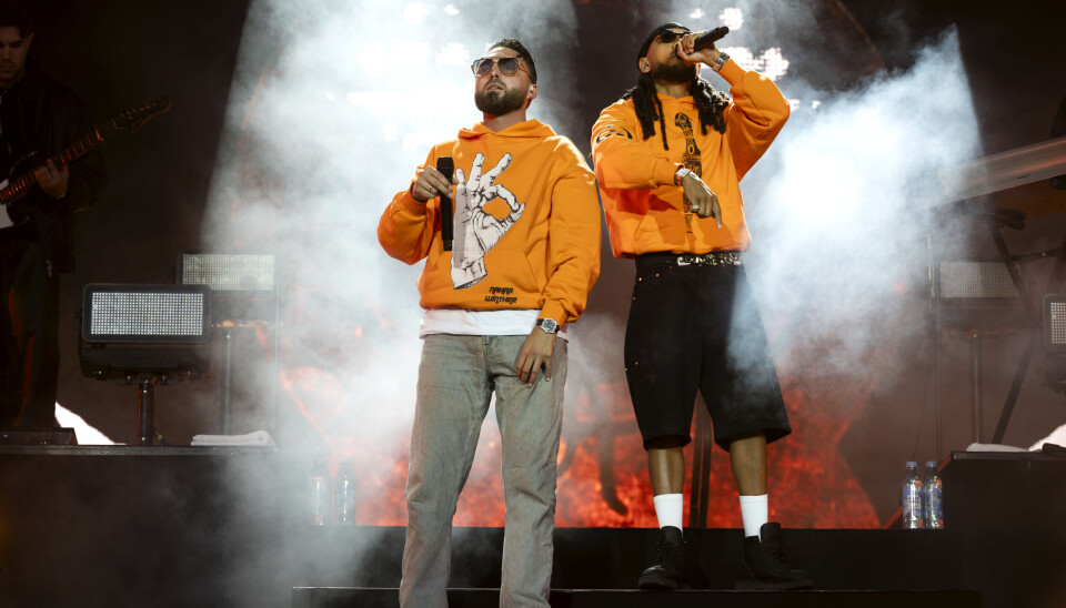 Stjernerappernee Gilli og Benny Jamz optrådte for nylig på Orange Scene under Roskilde Festival