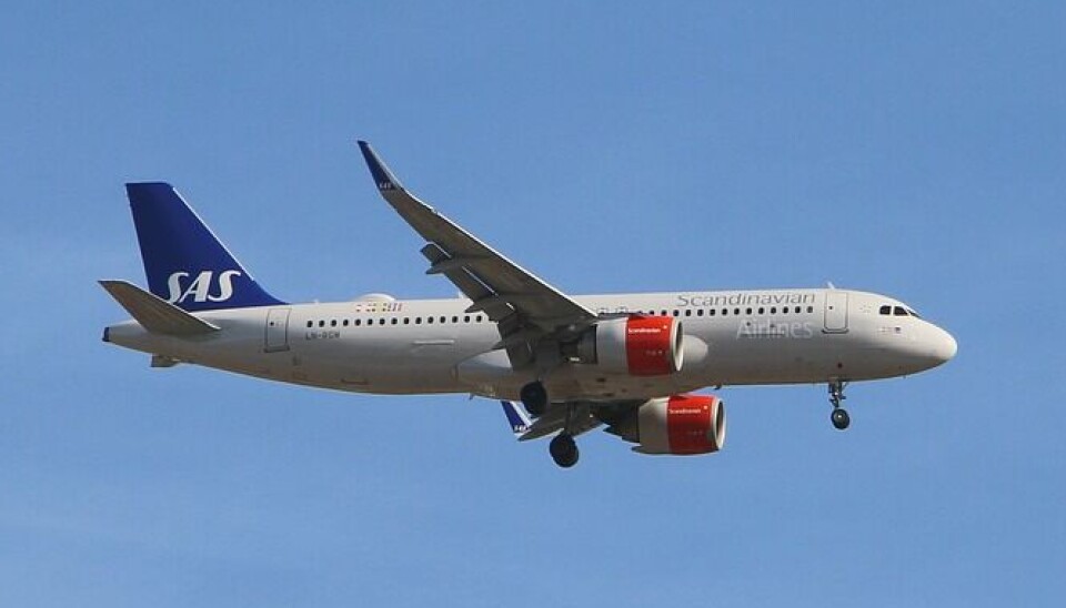 SIKKERHEDSLANDING: SAS-fly omdirigeret til København for sikkerhedslanding.