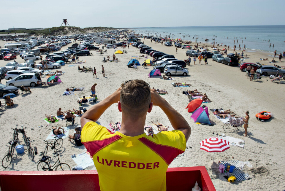 TrygFonden Kystlivredning sørger for sikkerheden på 34 strande og havnebade i hele Danmark. I år har der indtil nu været ni livreddende aktioner, viser en ny opgørelse. (Arkivfoto).