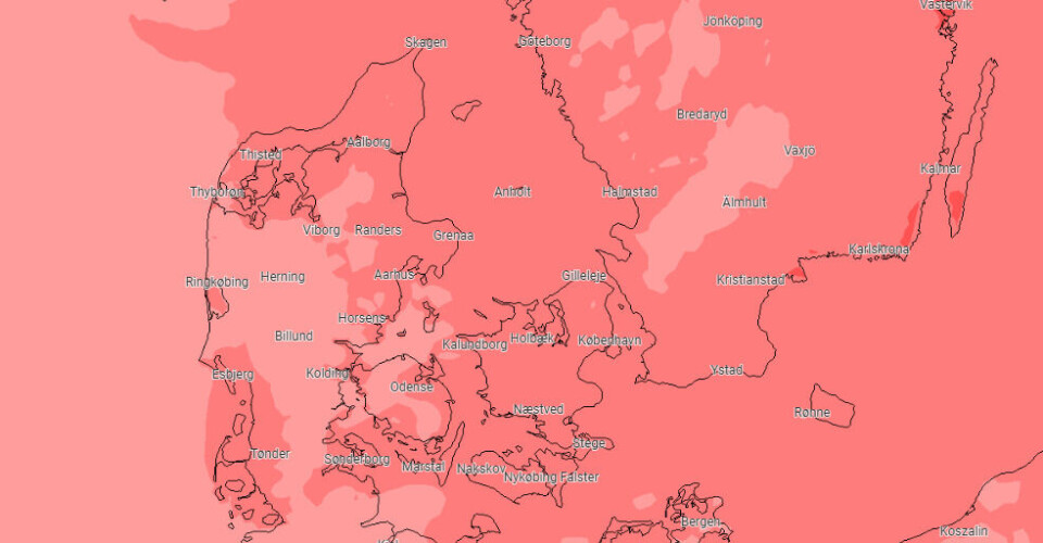 Sådan bliver vejret lørdag.