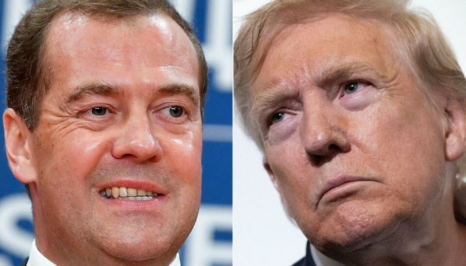 Den seneste tid har Dmitrij Medvedev og Donald Trump kæmpet en ordkrig. Fredag har Trump reageret på udtalelser fra Medvedev ved at ville placere atomubåde tæt på Rusland. (Arkivfoto).