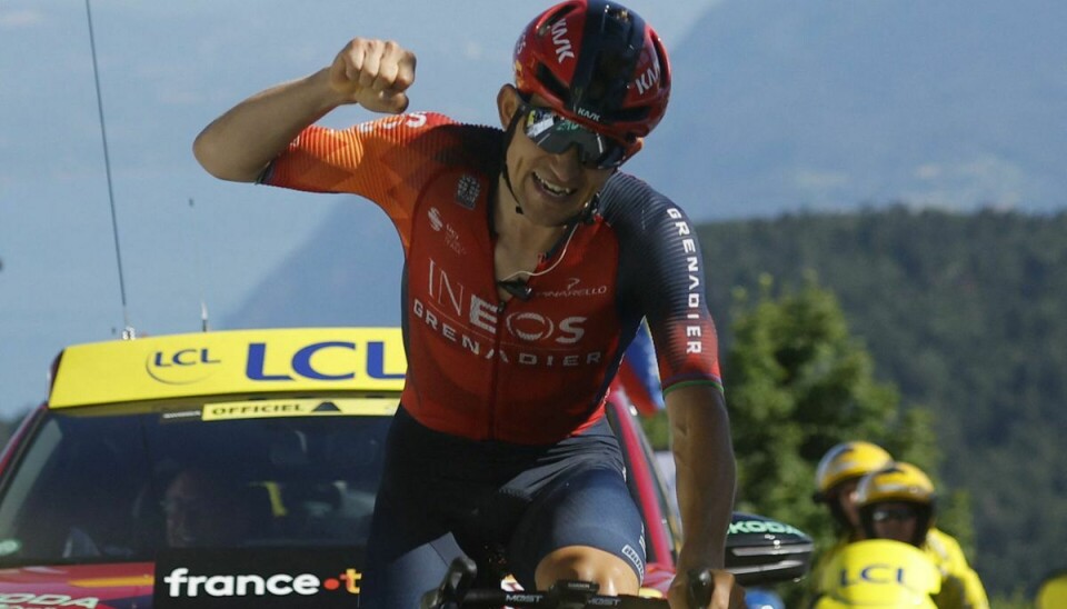 Michal Kwiatkowski vandt på toppen af Grand Colombier.