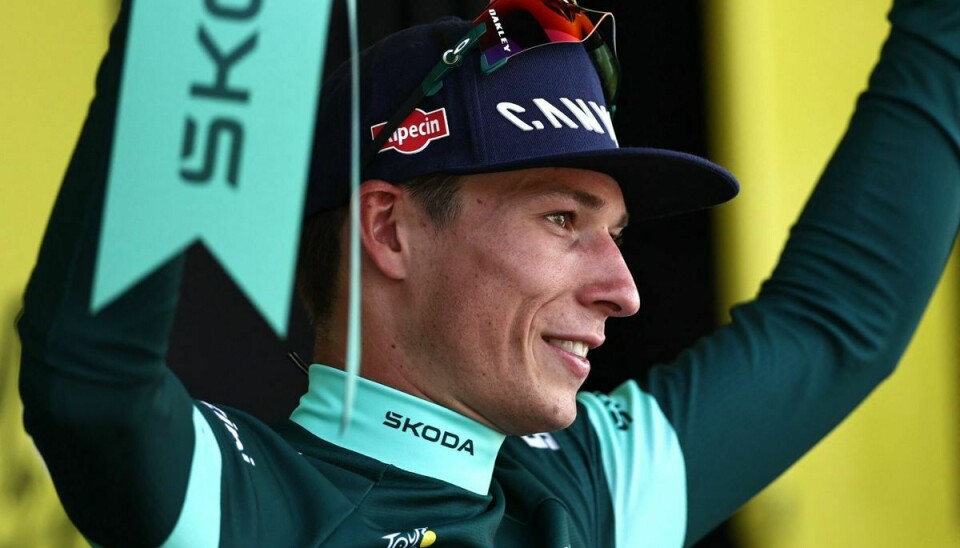 Jasper Philipsen har vundet fire af fem massespurter i årets Tour de France. (Arkivfoto).
