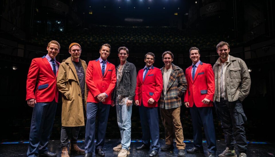 Søren Torpegaard Lund har overværet Jersey Boys-musicalen i London sammen med sine danske kolleger. - Det er bare så fedt, når man selv er performer og kunstner, at se nogle, der er så skarpe. Det var så fedt, jubler han. (PR-foto). Søren Torpegaard Lund har overværet Jersey Boys-musicalen i London sammen med sine danske kolleger. - Det er bare så fedt, når man selv er performer og kunstner, at se nogle, der er så skarpe. Det var så fedt, jubler han. (PR-foto).