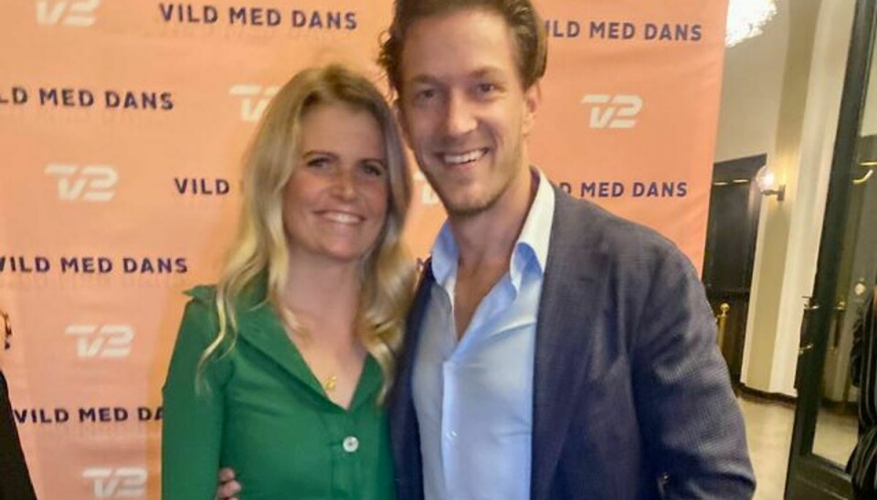 Danseparret Heidi Frederikke Sigdal og Michael Olesen glædede sig til aftenen.