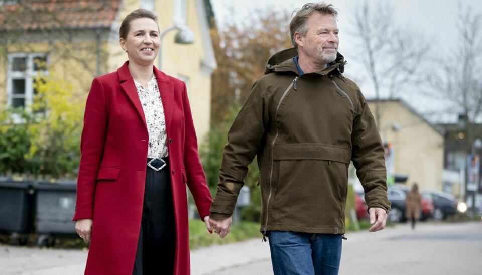 Statsminister Mette Frederiksen er gift med filmfotograf Bo Tengberg, som er med til at instruere dokudramaet 'Anker Jørgensen'. (Arkivfoto).