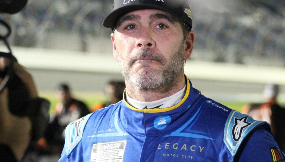 Den amerikanske Nascar-legende Jimmie Johnson Den amerikanske Nascar-legende Jimmie Johnson