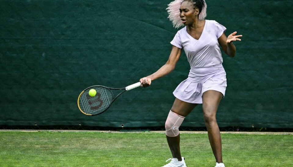 43-årige Venus Williams har vundet Wimbledon fem gange.