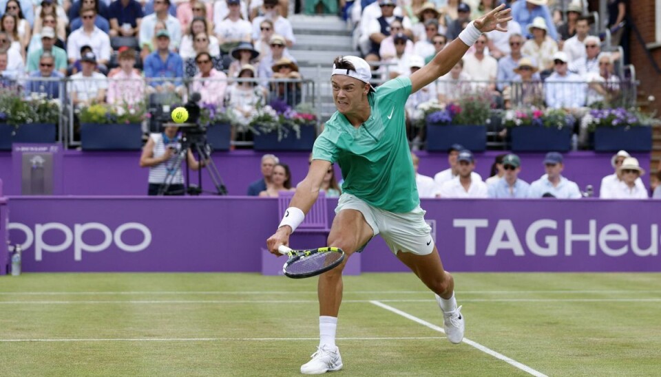 Holger Rune er færdig i Queen's Club. Holger Rune er færdig i Queen's Club.