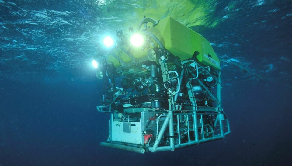 Det fjernstyrede undervandsfartøj Victor 6000 har deltaget i eftersøgningen af ubåden.