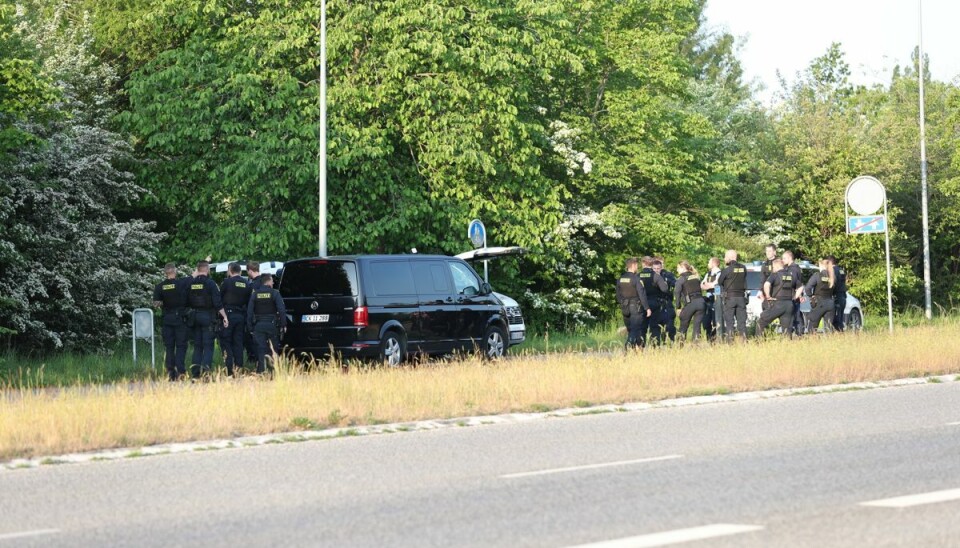 Bilen var efterlyst for røveri i Sverige.