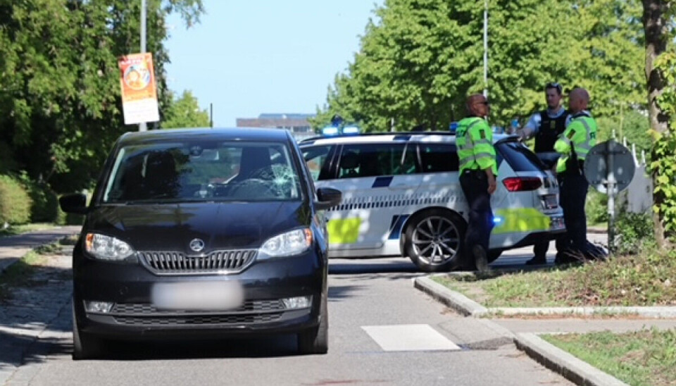 Bilinspektøren er tilkaldt til stedet. Bilinspektøren er tilkaldt til stedet.
