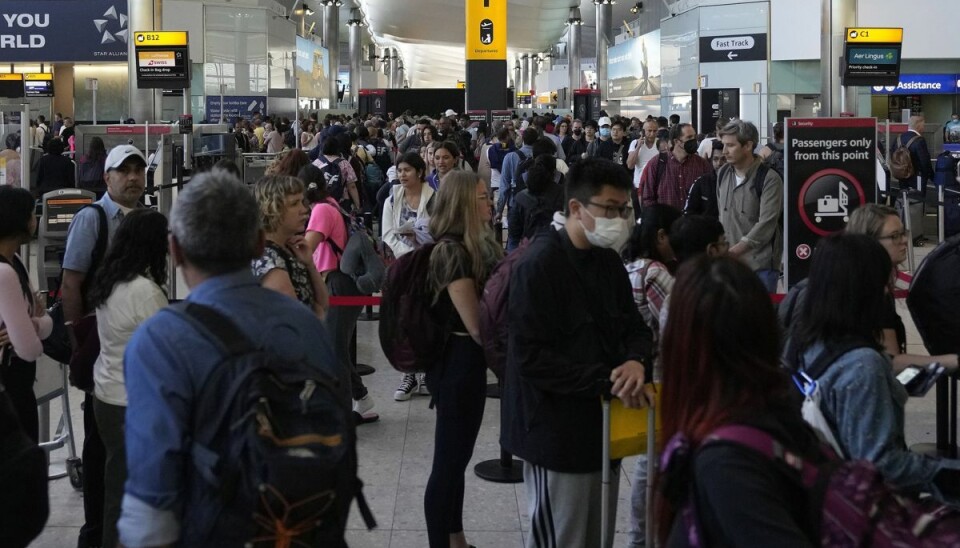 Ifølge BBC kan strejke give kø i sikkerhedskontrollen i Heathrow denne sommer. (Arkivfoto.)