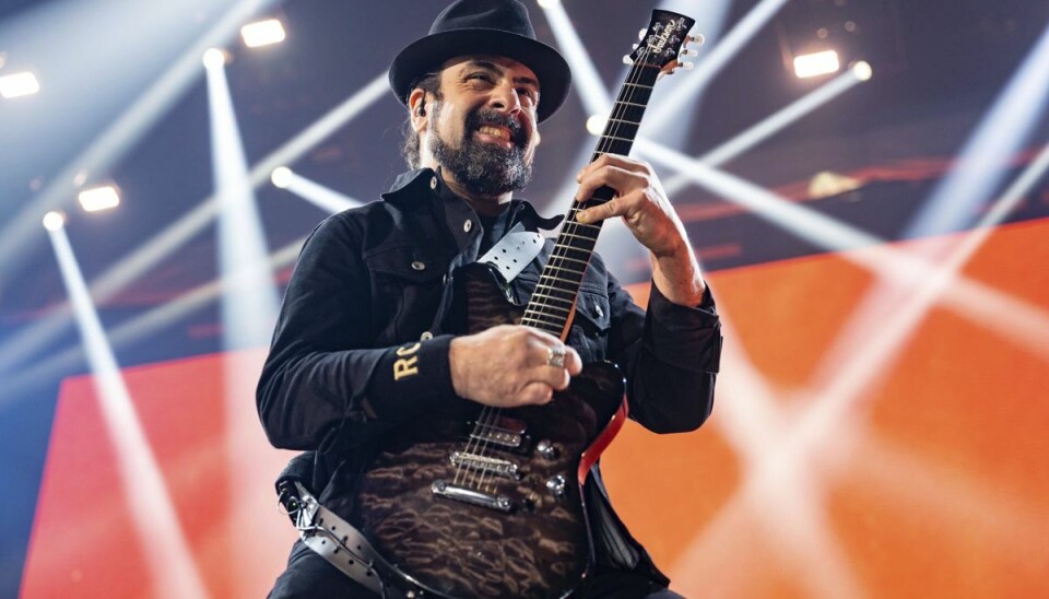 Rob Caggiano stopper som guitarist for Volbeat efter ti år på scenen med det danske band. (Arkivfoto).