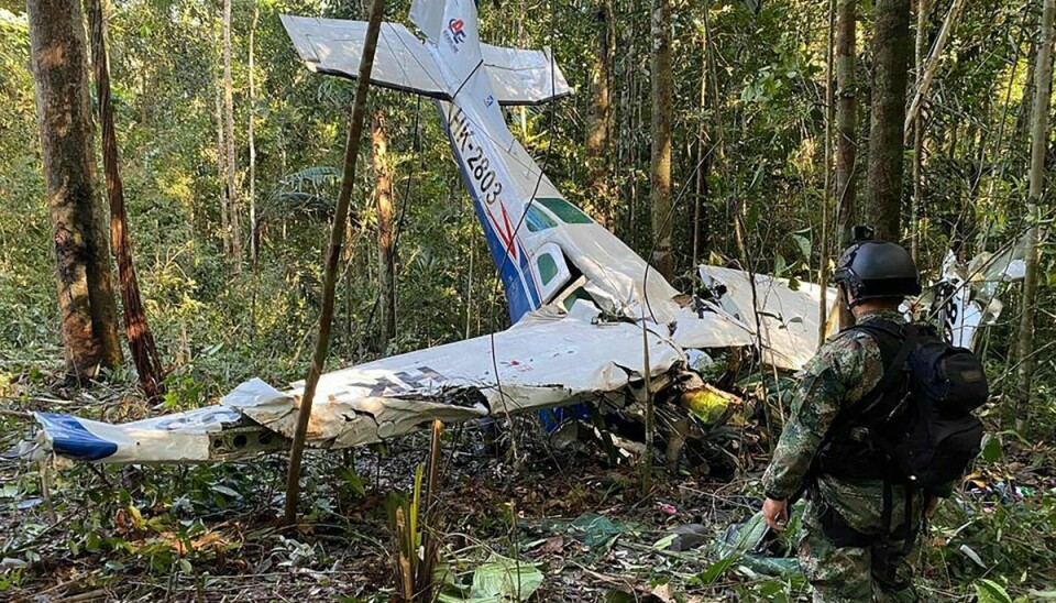 Fire børn overlevede et flystyrt i Amazonas jungle, mens de tre voksne om bord på flyet døde i styrtet. (Arkivfoto).