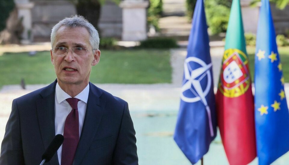 Generalsekretær for Nato, Jens Stoltenberg, vil ikke kommentere på rygterne om hvorvidt Mette Frederiksen er i spil som Natos næste generalsekretær.