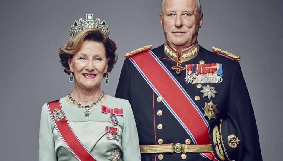 Det norske kongepar, kong Harald og dronning Sonja Det norske kongepar, kong Harald og dronning Sonja