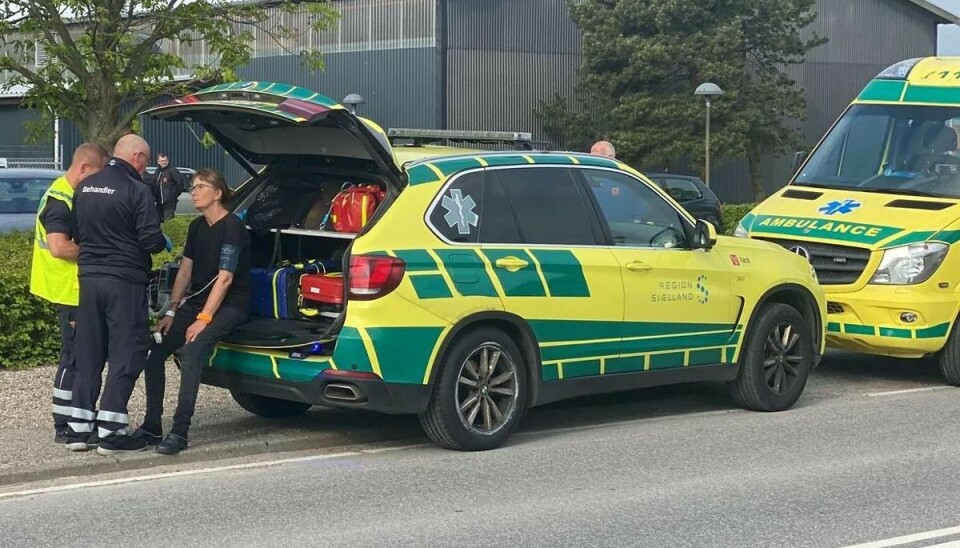 Kvinden er kommet alvorligt til skade i forbindelse med en eksplosion. Kvinden er kommet alvorligt til skade i forbindelse med en eksplosion.
