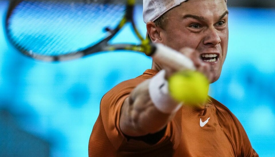 20-årige Holger Rune er blevet helt klar igen fysisk efter et lille afbræk fra tennis. (Arkivfoto).