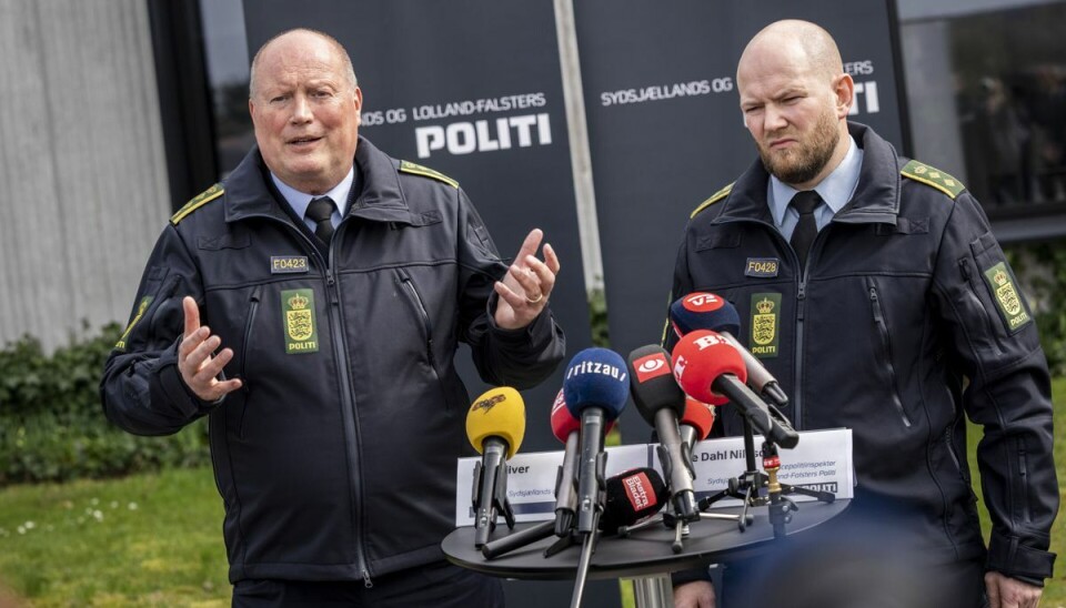 Politiinspektør Kim Kliver og vicepolitiinspektør Rune Dahl Nilsson holder pressemøde klokken 12 onsdag. Politiinspektør Kim Kliver og vicepolitiinspektør Rune Dahl Nilsson holder pressemøde klokken 12 onsdag.