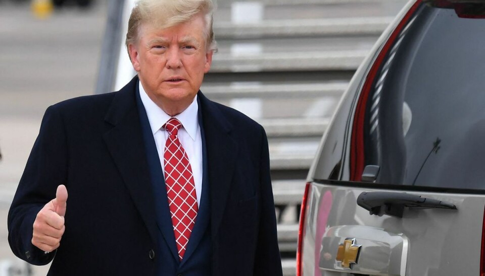 Trump er sur og skriver til dommeren. Trump er sur og skriver til dommeren.