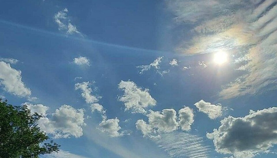 Det er især i Vestjylland, at man er heldig at få solen at se.