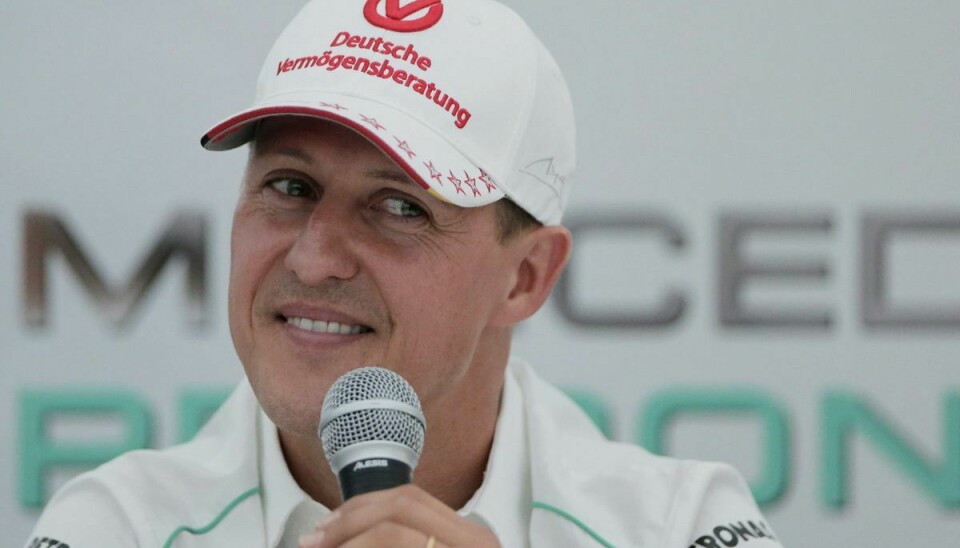 I interviewet fortalte den falske Michael Schumacher detaljer om sin genoptræning. (Arkivfoto).