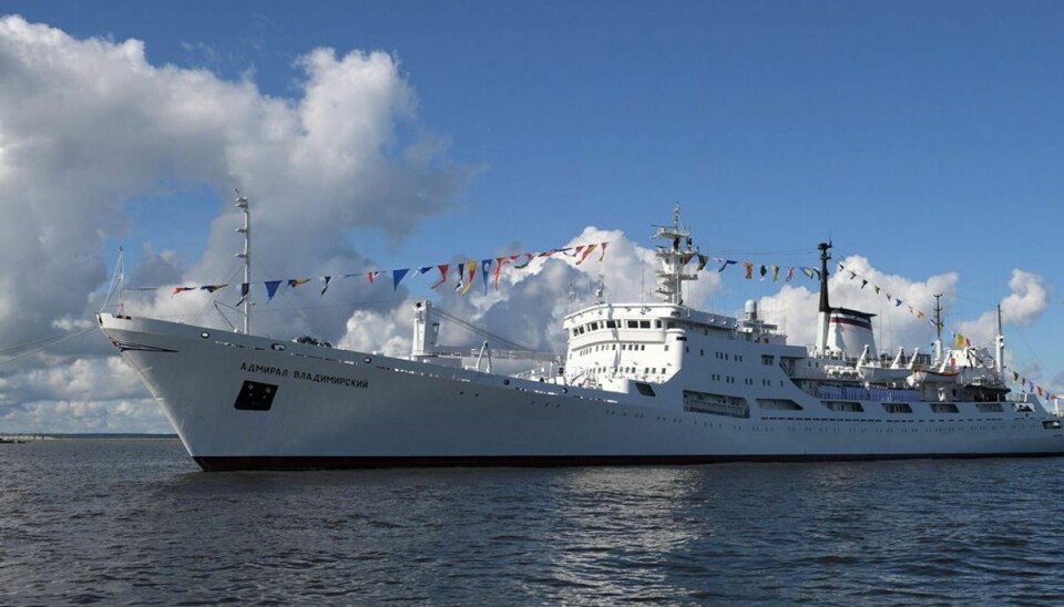 I november 2022 fandt DR frem til det russiske skib 'Admiral Vladimirsky', der officielt laver havforskning, nord for Sjællands Odde i Kattegat.