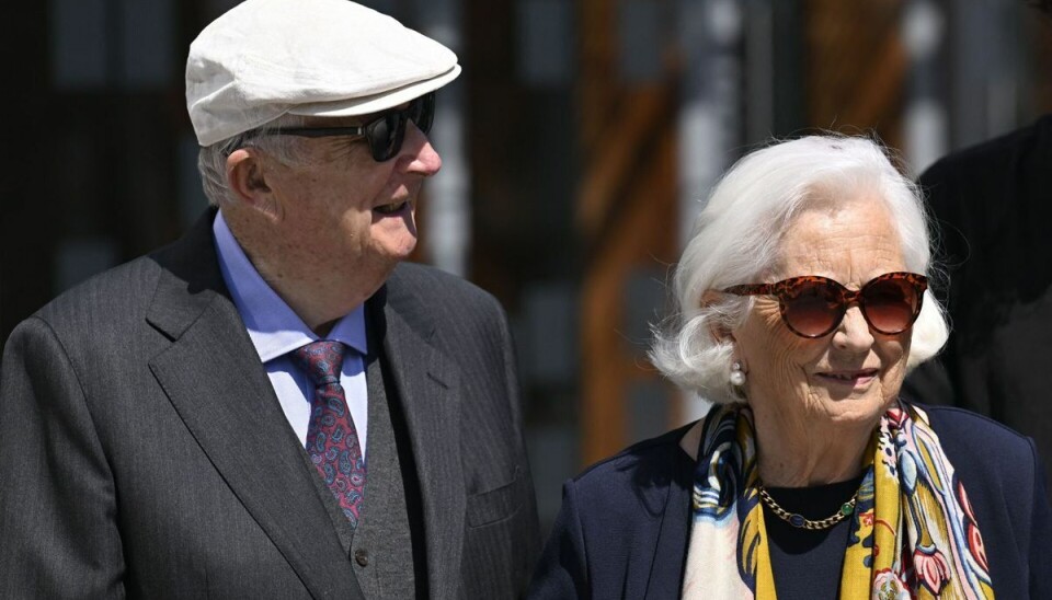 Det belgiske eks-kongepar, kong Albert og dronning Paola Det belgiske eks-kongepar, kong Albert og dronning Paola