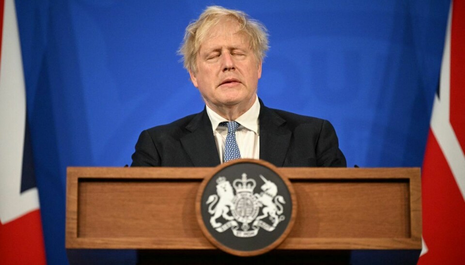 Far for ottende gang. Er der grund til at se udmattet ud? Eller er det de mange fester, som Boris elsker at deltage i?