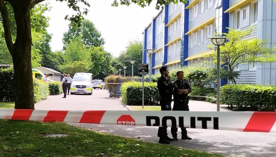 Politiet efterforsker sagen. Politiet efterforsker sagen.