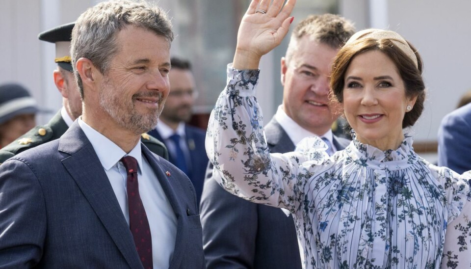 Kronprins Frederik og kronprinsesse Mary.