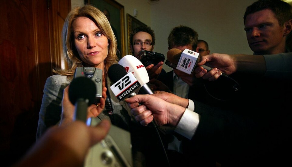 Helle Thorning-Schmidt er lige nu aktuel i dokumentaren 'Statsministeren Helle Thorning-Schmidt'. Her ser man blandt andet, hvordan hun mødte modstand fra pressen, mens hun er statsminister og formand for Socialdemokratiet. (Arkivfoto). Helle Thorning-Schmidt er lige nu aktuel i dokumentaren 'Statsministeren Helle Thorning-Schmidt'. Her ser man blandt andet, hvordan hun mødte modstand fra pressen, mens hun er statsminister og formand for Socialdemokratiet. (Arkivfoto).