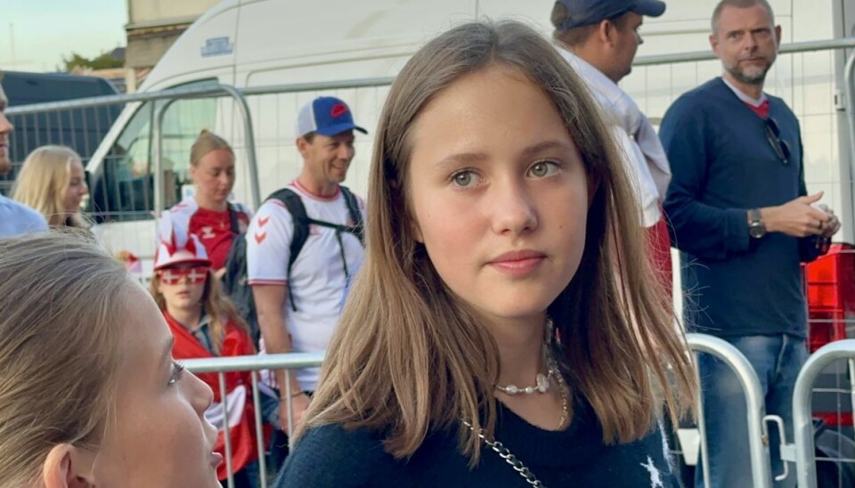 Prinsesse Josephine, 12, hyggede sig med veninderne.