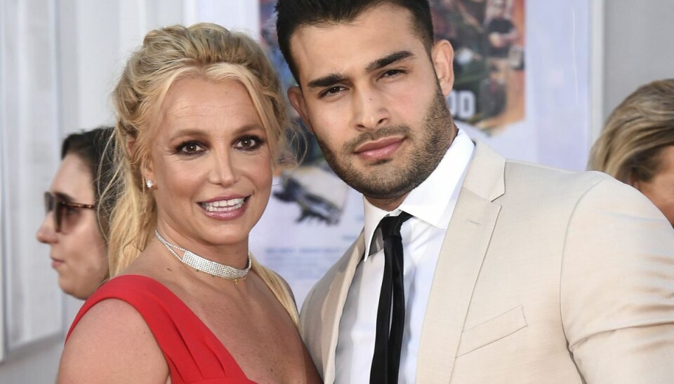 41-årige Britney Spears blev gift i 2022 med den 12 år yngre skuespiller og model Sam Asghari. (Arkivfoto).