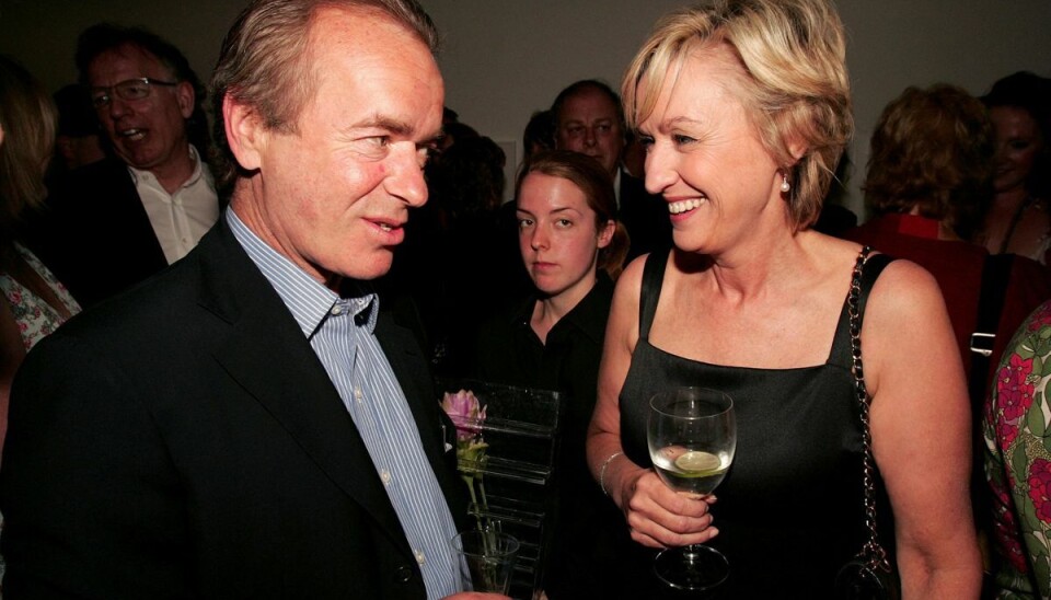 Martin Amis (til venstre) ses her til en fest i London tilbage i 2007. (Arkivfoto).