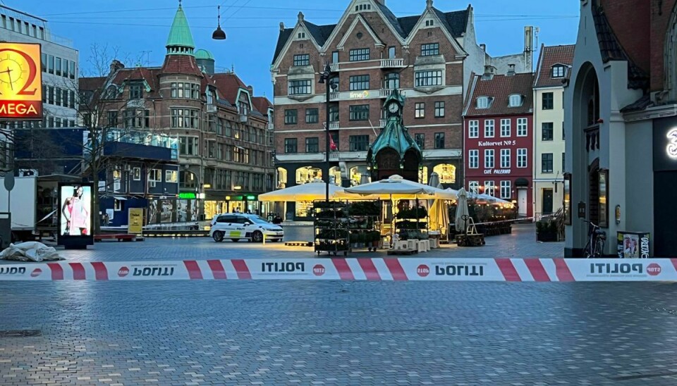 En personer er blevet ramt under et knvistikkeri i København.