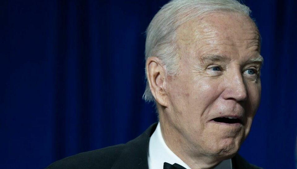Præsident Joe Biden blev grillet for sin alder under middagen.