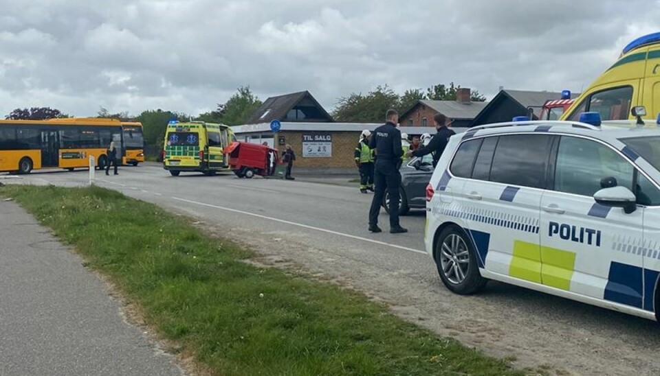 Kvinden befandt sig i denne Tuk Tuk. Kvinden befandt sig i denne Tuk Tuk.