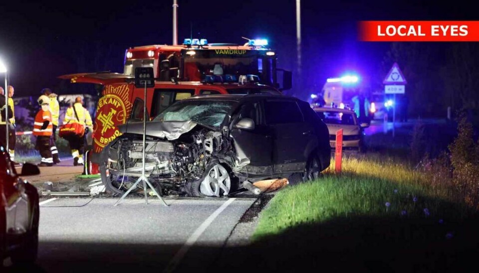 En blev dræbt i ulykken på Koldingvej.