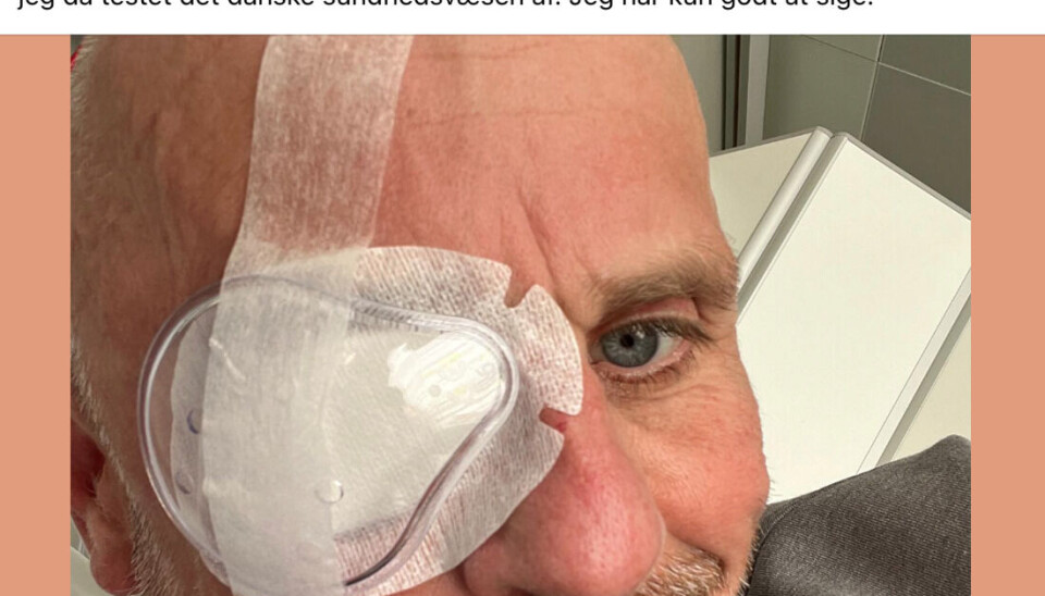 Henrik Q blev pludselig blind