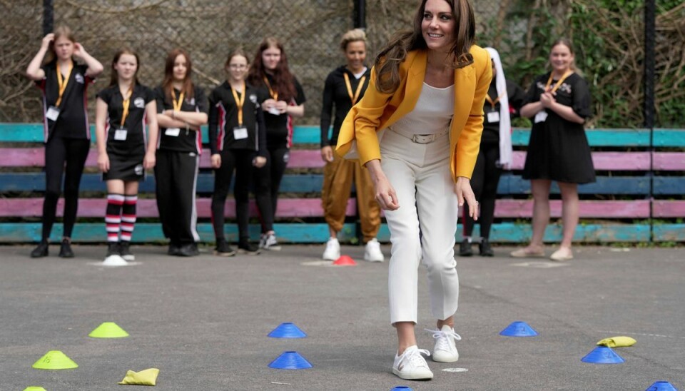 Prinsesse Kate måtte se sig slået af det andet hold, som vandt spillet to gange. Prinsesse Kate måtte se sig slået af det andet hold, som vandt spillet to gange.