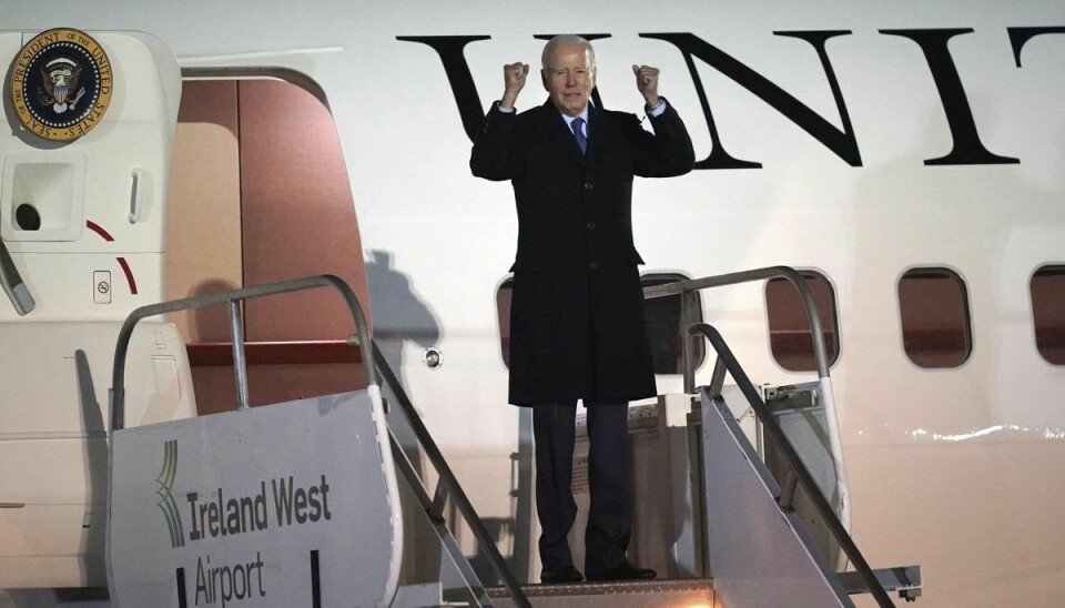 USA's præsident, Joe Biden, forlader fredag Irland. Samtidig meddeler han, at han snart formelt vil offentliggøre sit kandidatur til valget i 2024.