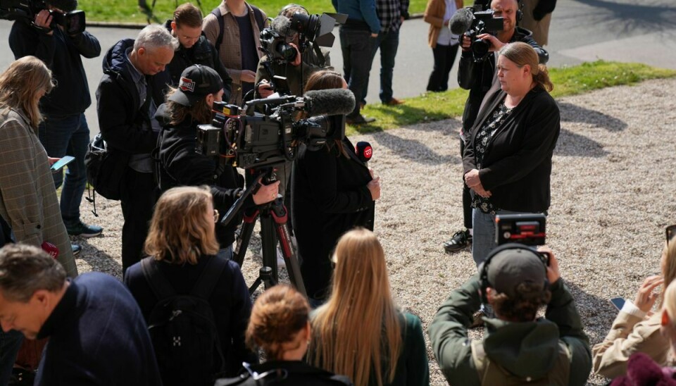 Anklager ved Sydsjællands og Lolland-Falsters Politi Susanne Bluhm foran byretten i Næstved mandag den 17. april 2023. 32-årig anholdt i forbindelse med Fillippa-sag fremstilles i grundlovsforhør.