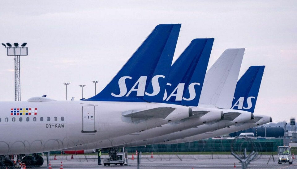SAS-flyet måtte efter episoden sikkerhedslande i Københavns Lufthavn. (Arkivfoto).
