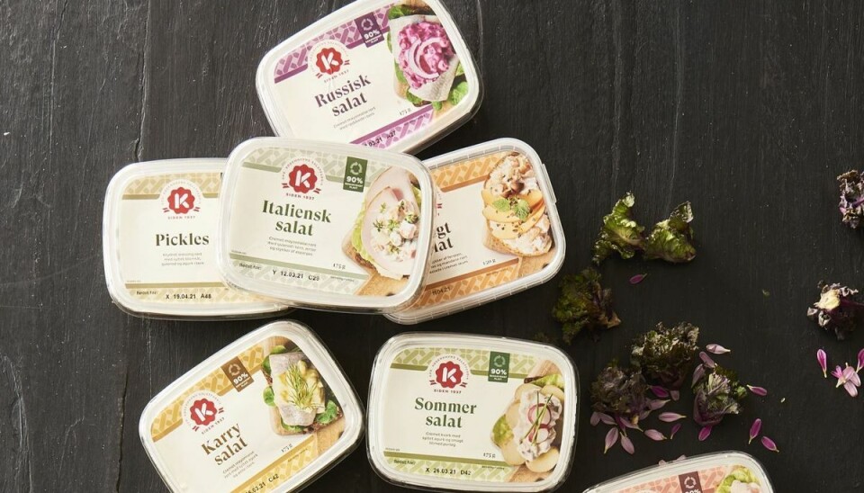 Makrelsalaten er fejlagtigt pakket med en etikette fra pickles. Makrelsalaten er fejlagtigt pakket med en etikette fra pickles.