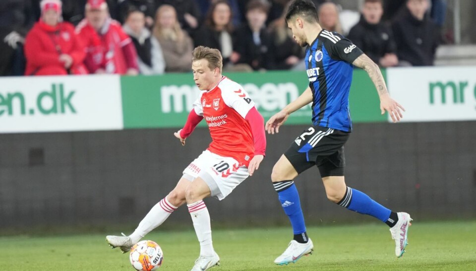 Kvartfinale - returkampen i DBU Pokalen mellem Vejle Boldklub og FC København i Vejle torsdag den 6. april 2023. Kvartfinale - returkampen i DBU Pokalen mellem Vejle Boldklub og FC København i Vejle torsdag den 6. april 2023.