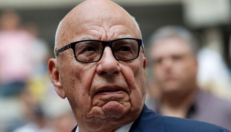 Den 92-årige mediemogul og multimilliardær Rupert Murdoch. Den 92-årige mediemogul og multimilliardær Rupert Murdoch.