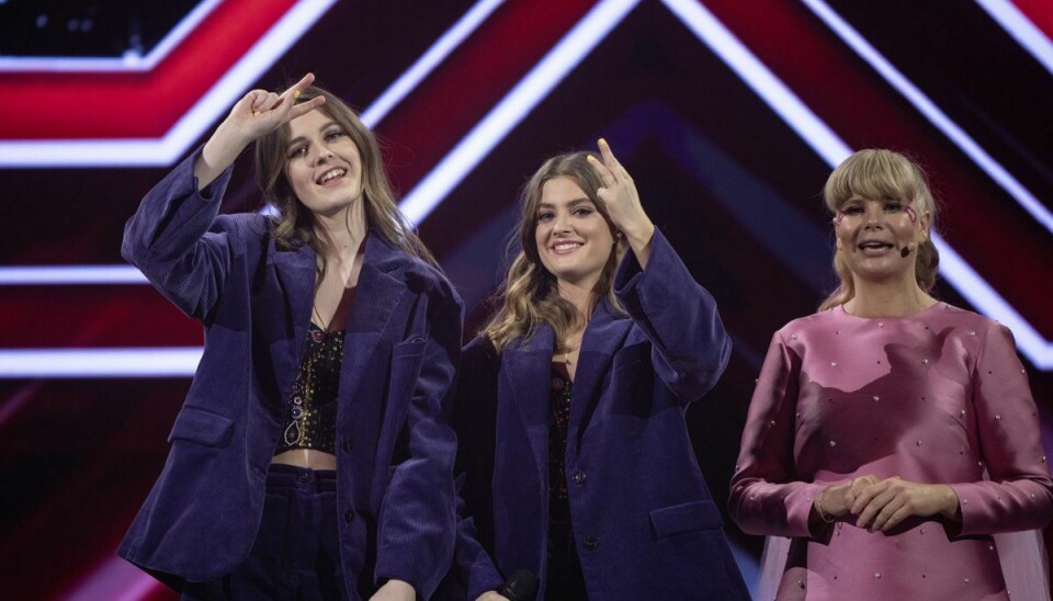 Rosél har sunget Marie Keys Uden forsvar under generalprøven til X Factor liveshowet finale i Arena Randers, fredag den 31. marts 2023..