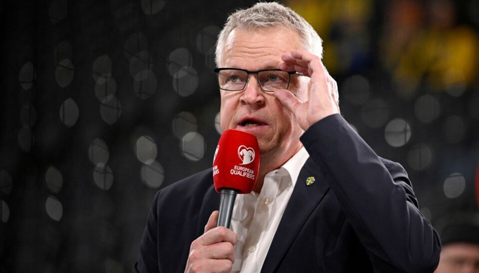 Janne Andersson mistede mandag aften besindelsen under et interview i det svenske Viaplay-studie i kølvandet på Sveriges 5-0-sejr over Aserbajdsjan. (Arkivfoto). Janne Andersson mistede mandag aften besindelsen under et interview i det svenske Viaplay-studie i kølvandet på Sveriges 5-0-sejr over Aserbajdsjan. (Arkivfoto).